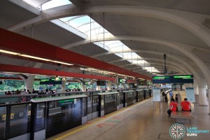Tanah Merah MRT Station - Platform C (to Changi Airport)