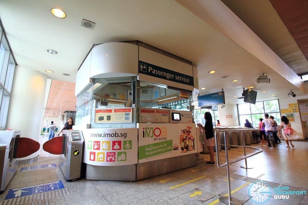 Bedok MRT Station - Passenger Service Centre & Faregates