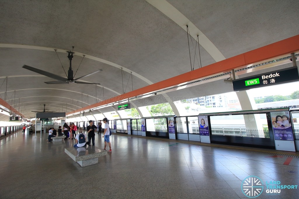 Bedok MRT Station - Platform level