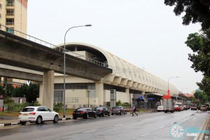Kembangan MRT Station - Exterior view (from West)
