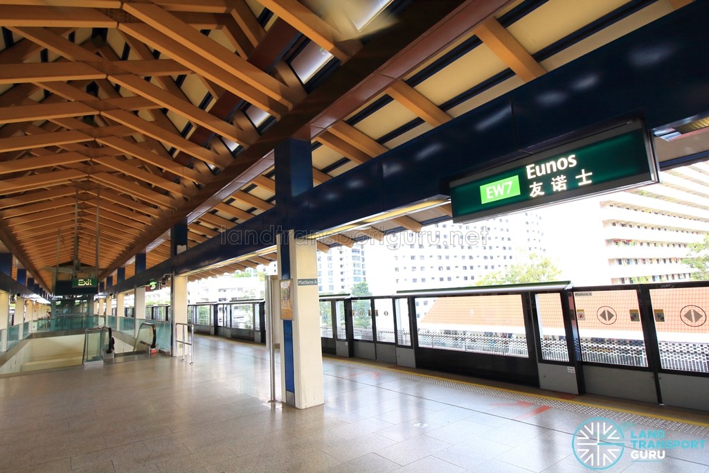 Eunos MRT Station - Platform level