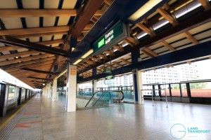 Eunos MRT Station - Platform level