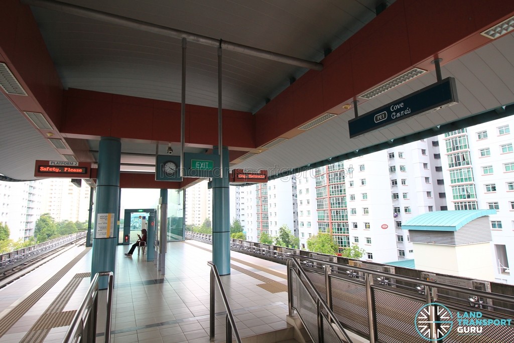 Cove LRT Station - Platform level