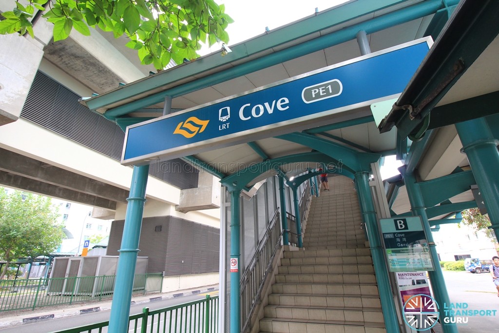 Cove LRT Station - Exit B