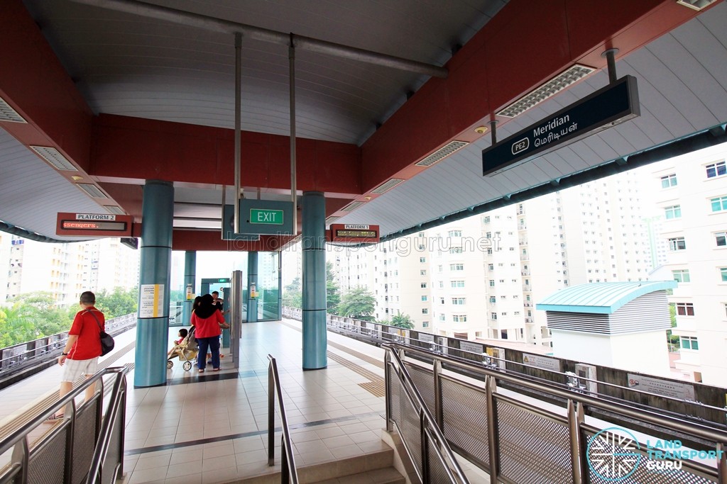 Meridian LRT Station - Platform level