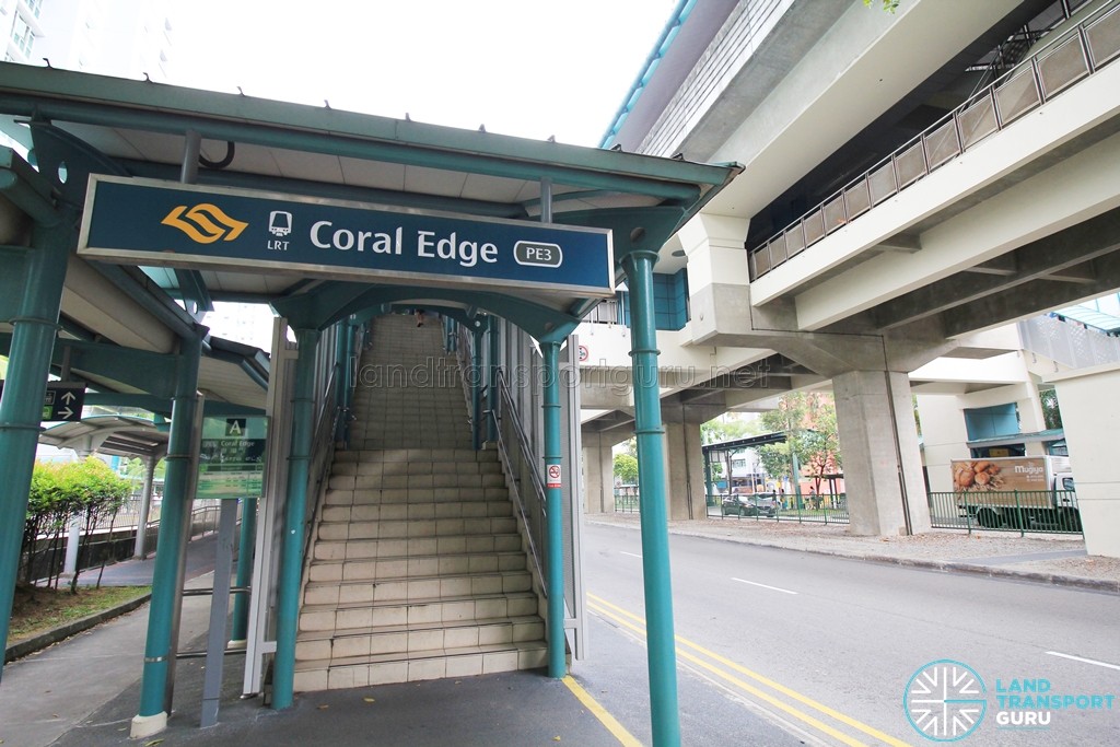 Coral Edge LRT Station - Exit A