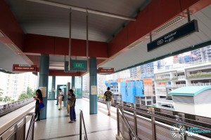 Kadaloor LRT Station - Platform level