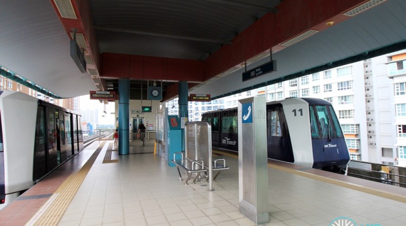 Oasis LRT Station - Platform level
