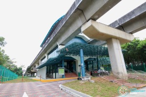 Sam Kee LRT Station - Exterior view