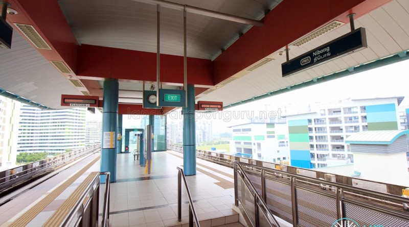 Nibong LRT Station - Platform level