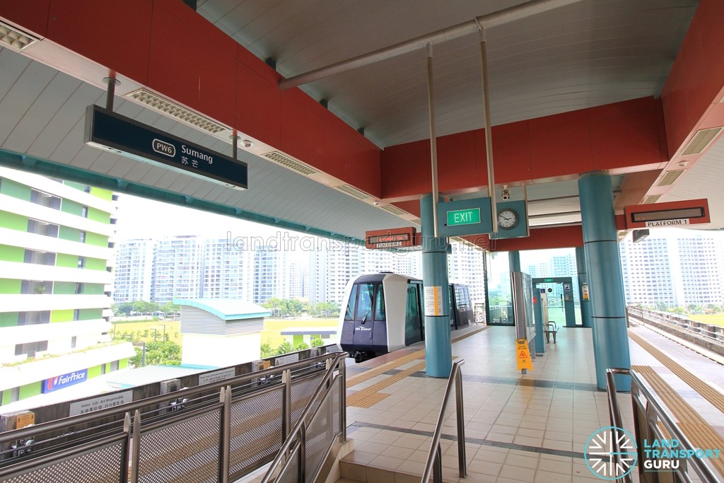 Sumang LRT Station - Platform level