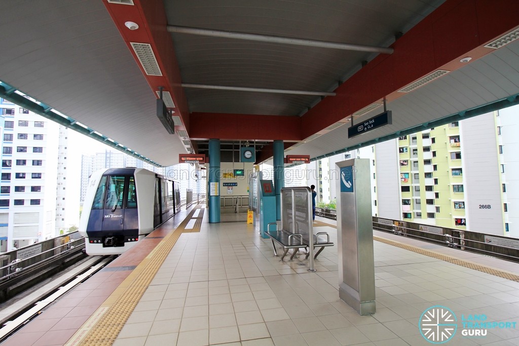 Soo Teck LRT Station - Platform level