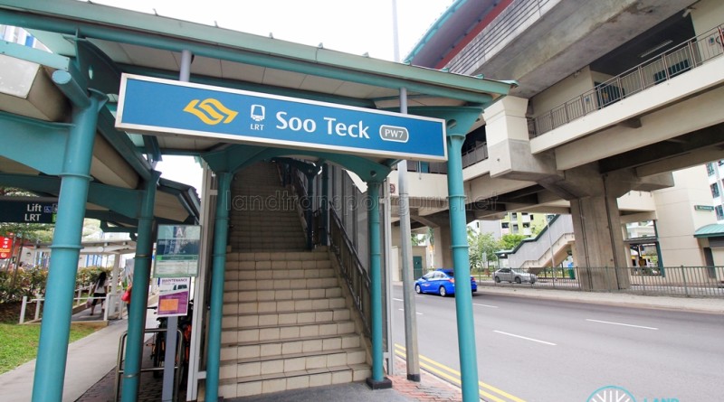 Soo Teck LRT Station - Exit A