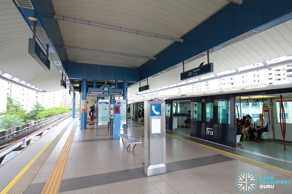 Rumbia LRT Station - Platform level