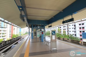 Ranggung LRT Station - Platform level