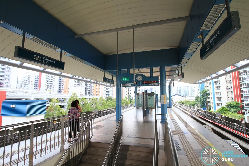 Ranggung LRT Station - Platform level