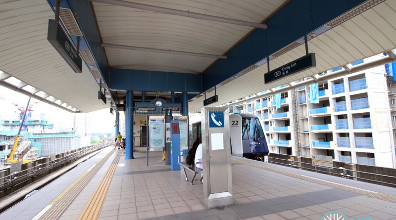 Cheng Lim LRT Station - Platform level