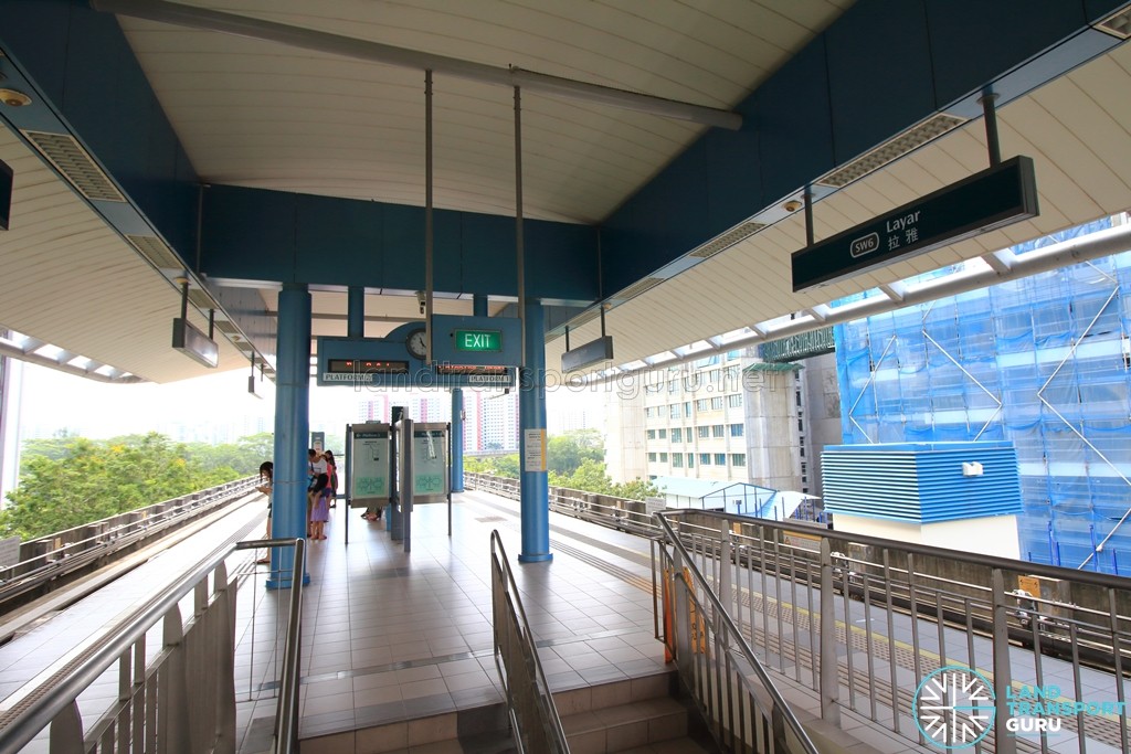 Layar LRT Station - Platform level
