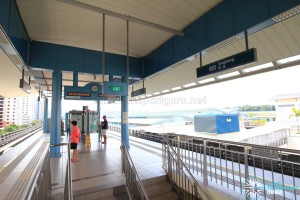 Tongkang LRT Station - Platform level