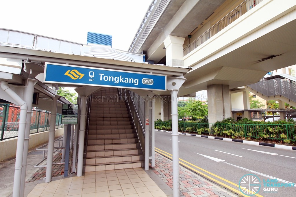 Tongkang LRT Station - Exit A