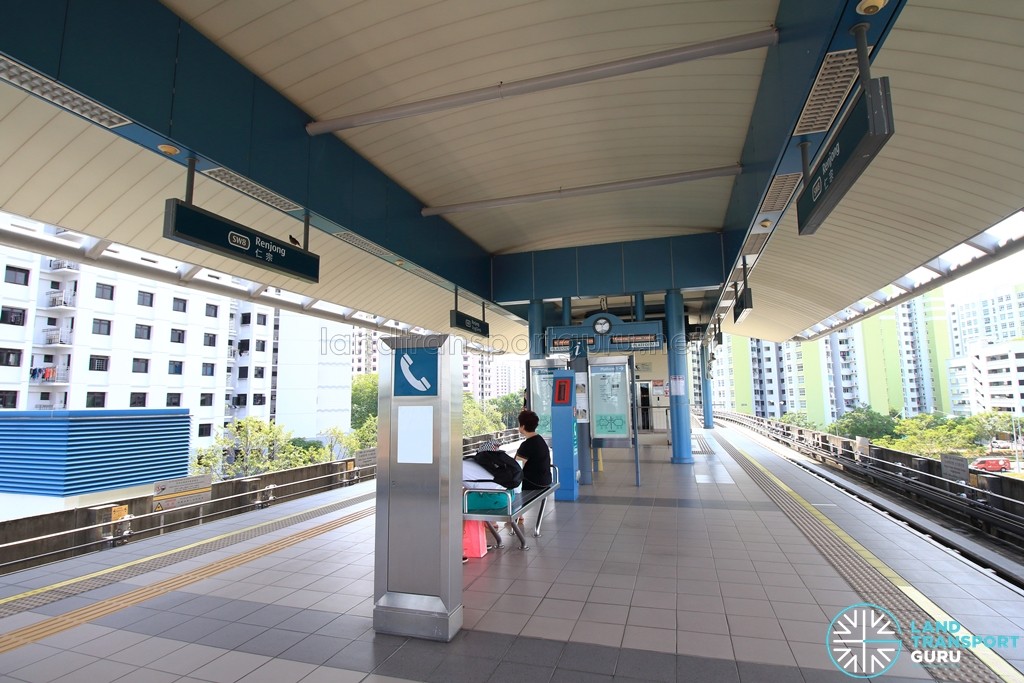 Renjong LRT Station - Platform level