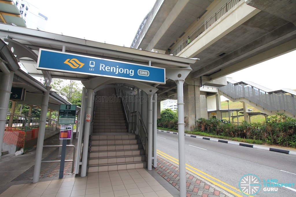 Renjong LRT Station - Exit B