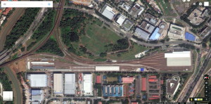 Satellite view of Ulu Pandan Depot