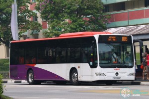 SG1046A on 805 - SMRT Buses Mercedes-Benz Citaro