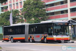 SMB8038A on 812 - SMRT Buses MAN A24
