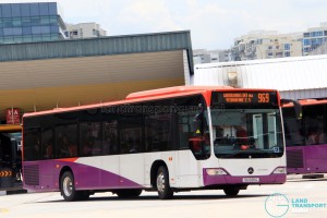 SG1037B on 969 - SMRT Buses Mercedes-Benz Citaro in full SBS Transit base livery and no SMRT logo