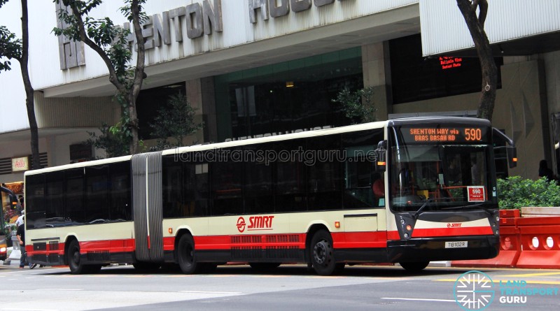 SMRT Mercedes-Benz O405G Hispano Habit (TIB1102R) - Premium Service 590