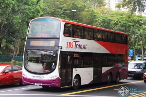 SBS Transit Volvo B9TL Wright (SBS16G) - Service 90