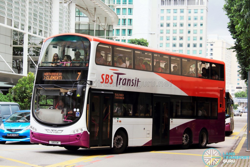SBS Transit Volvo B9TL Wright (SBS5M) - Service 7