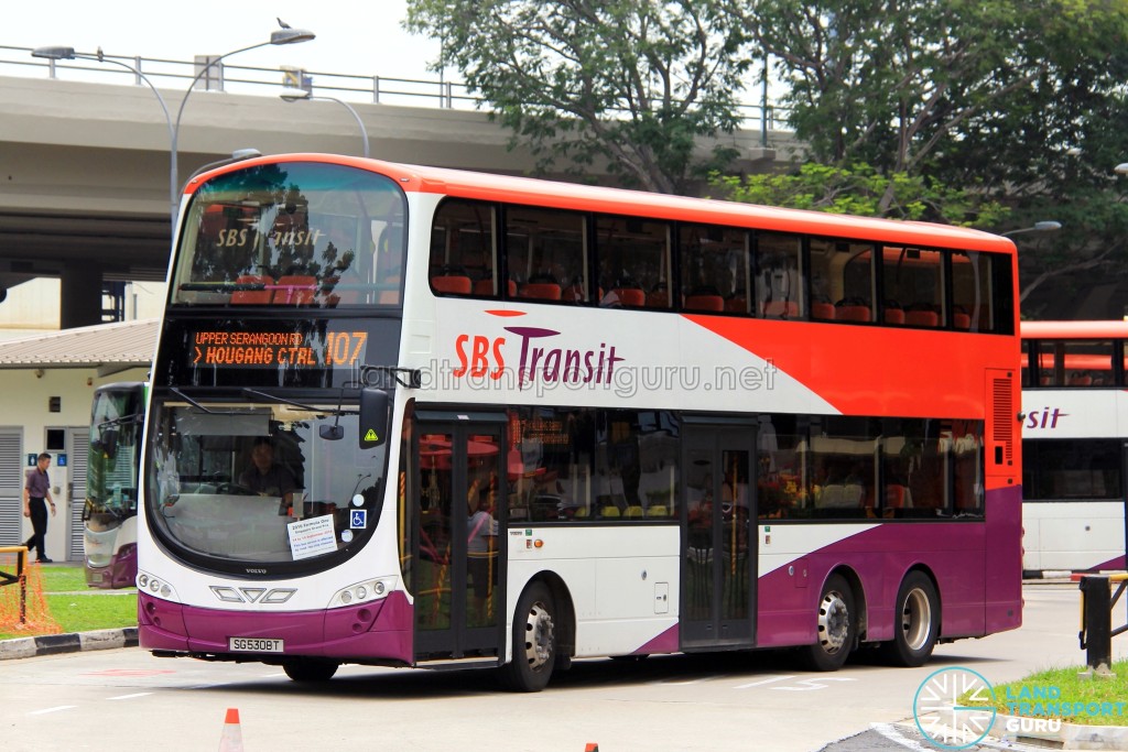 SBS Transit Volvo B9TL Wright (SG5308T) - Service 107