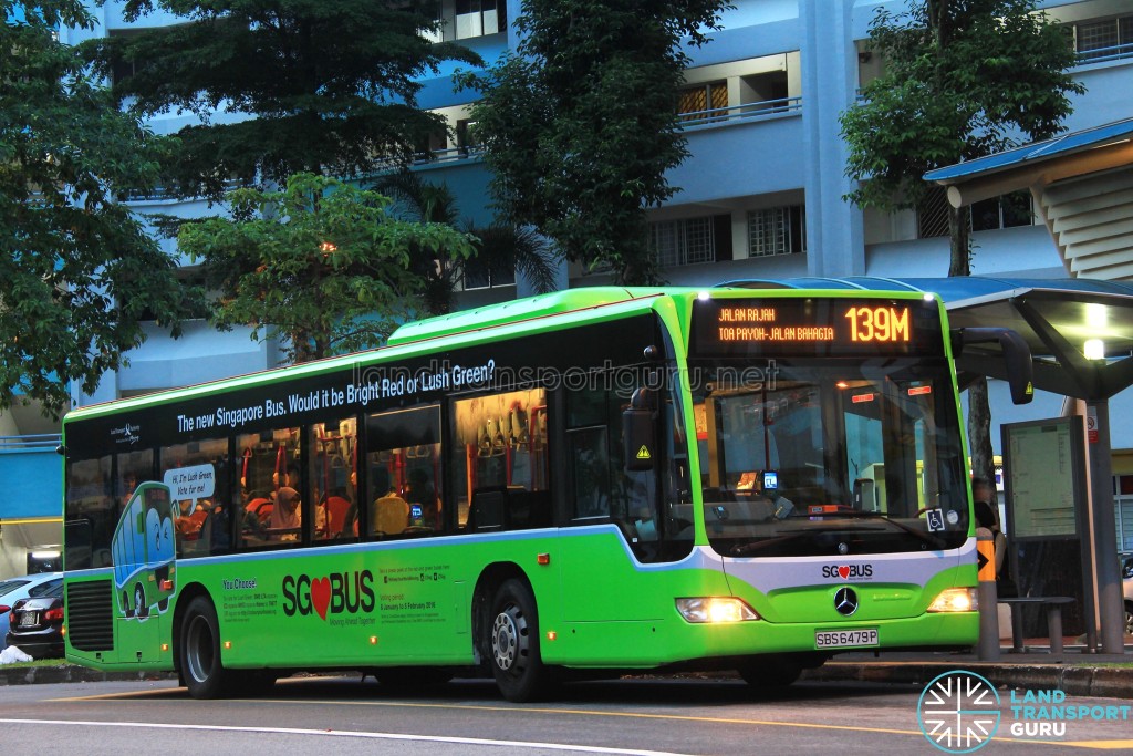 SBS Transit Mercedes-Benz Citaro (SBS6479P) - Service 139M