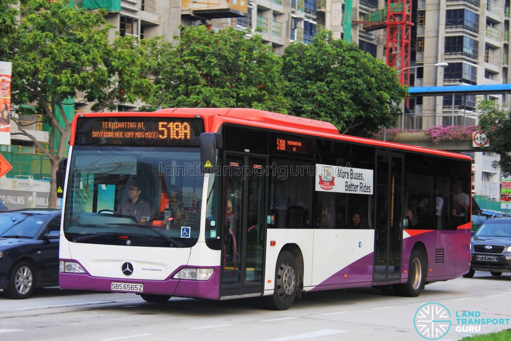 SBS Transit Mercedes-Benz Citaro (SBS6565Z) - Service 518A