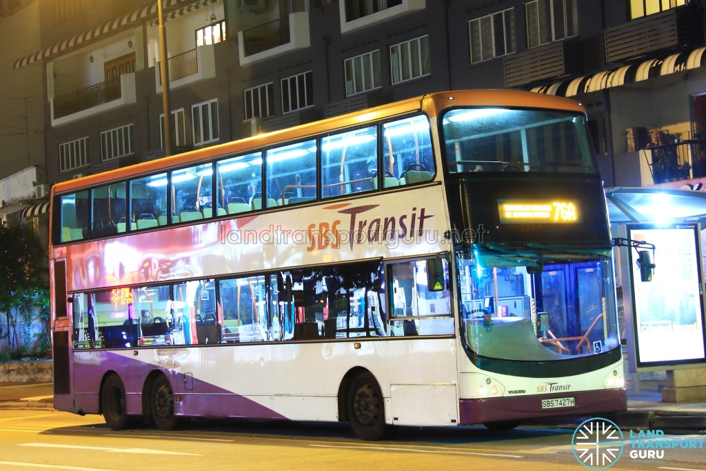 SBS Transit Volvo B9TL CDGE (SBS7427H) - Service 76A