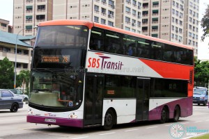 SBS Transit Volvo B9TL CDGE (SBS7443K) - Service 76