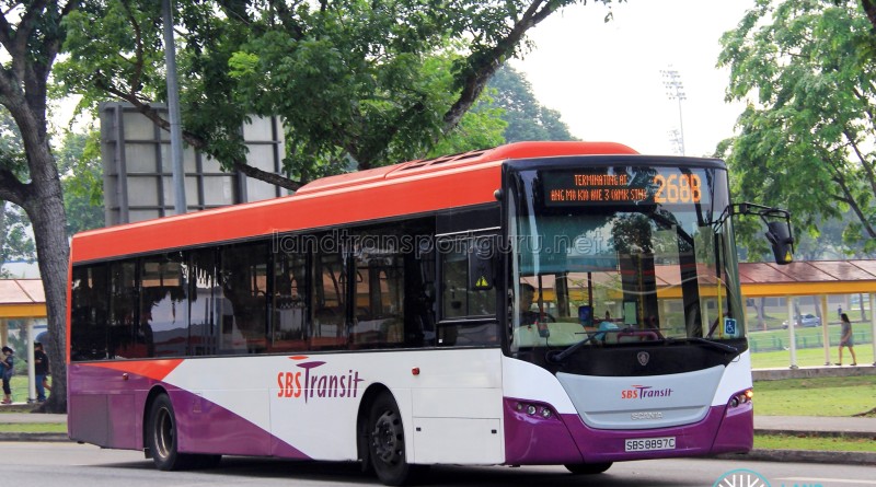 Service 268B - SBS Transit Scania K230UB (SBS8897C)