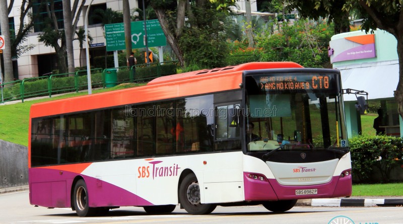SBS Transit Scania K230UB Euro V (SBS8982P) - Chinatown Direct CT8