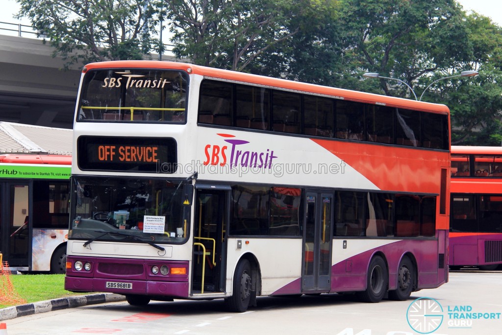 SBS Transit Dennis Trident (SBS9681B) - Off Service