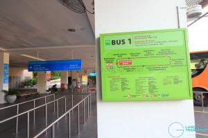 Beach Station Transfer Hub - Bus 1 details