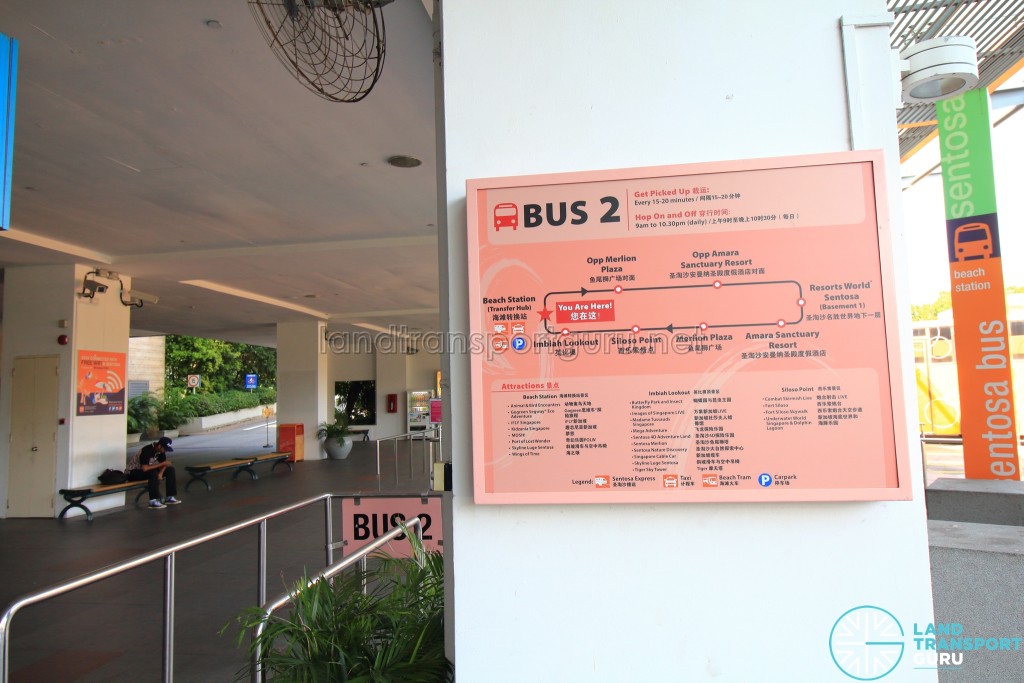 Beach Station Transfer Hub - Bus 2 details