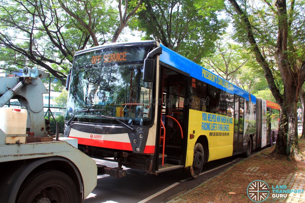 TIB1115D towed out of Toa Payoh East
