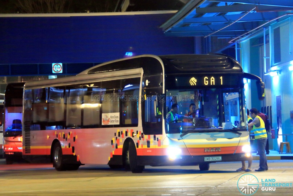 Tower Transit MAN NL323F (SMB3028L) operating on Go-Ahead Employee Bus GA1