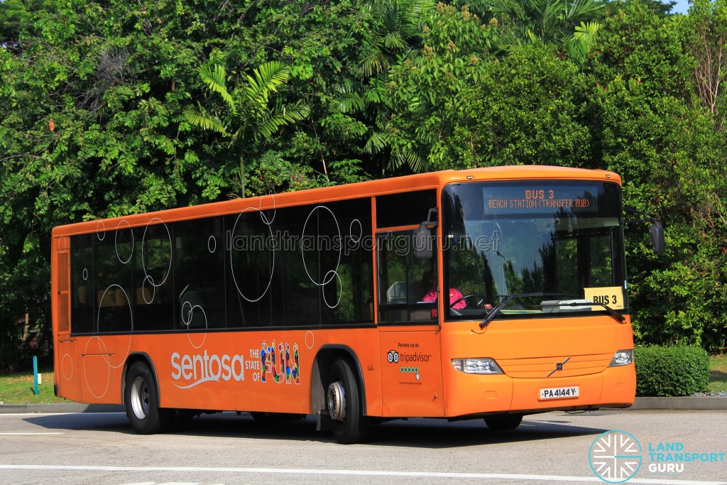 Volvo B7RLE (PA4144Y) on Sentosa Bus 3