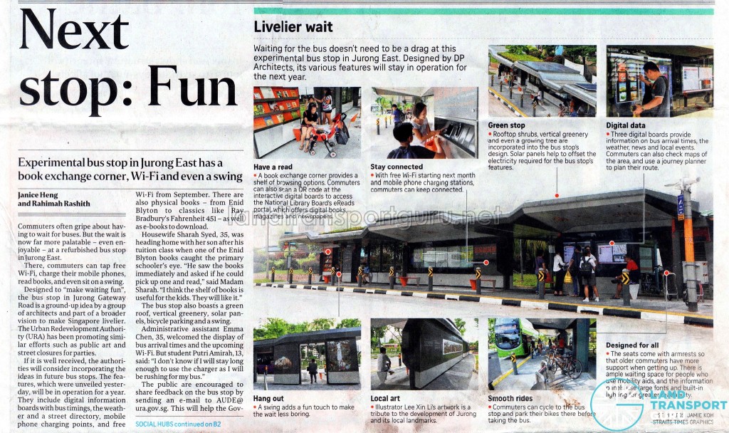 Project Bus Stop - The Straits Times