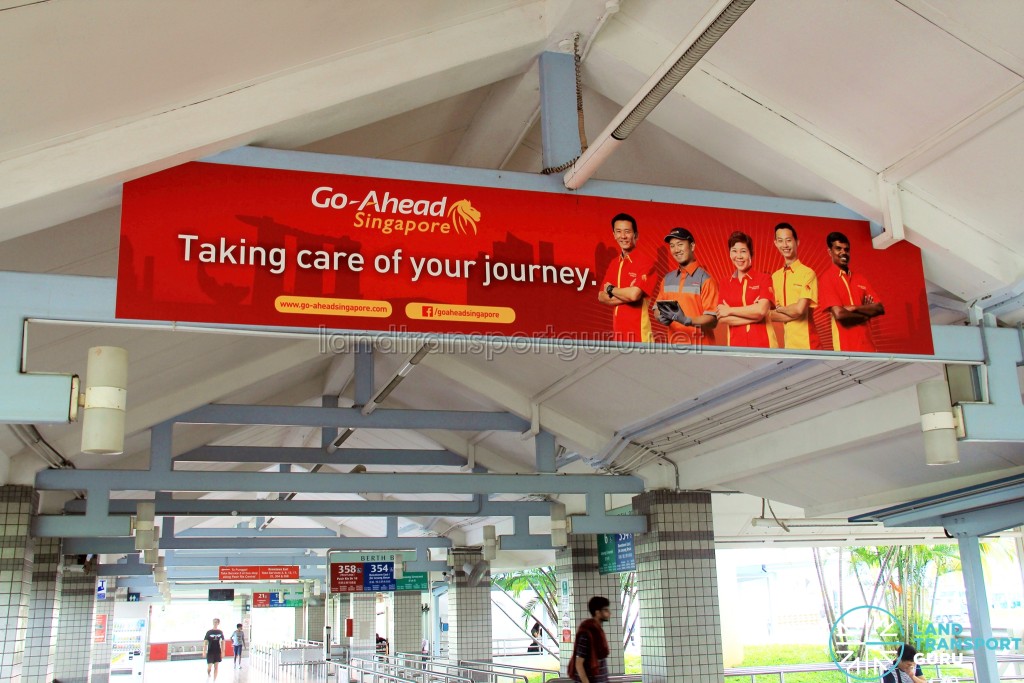 Pasir Ris Bus Interchange - Go-Ahead banner
