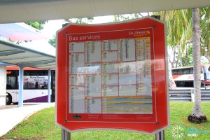 Pasir Ris Bus Interchange - Go-Ahead bus service information