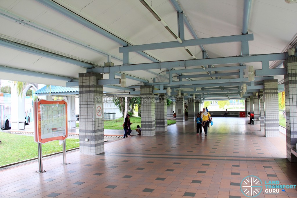 Pasir Ris Bus Interchange - Concourse near Alighting Berths
